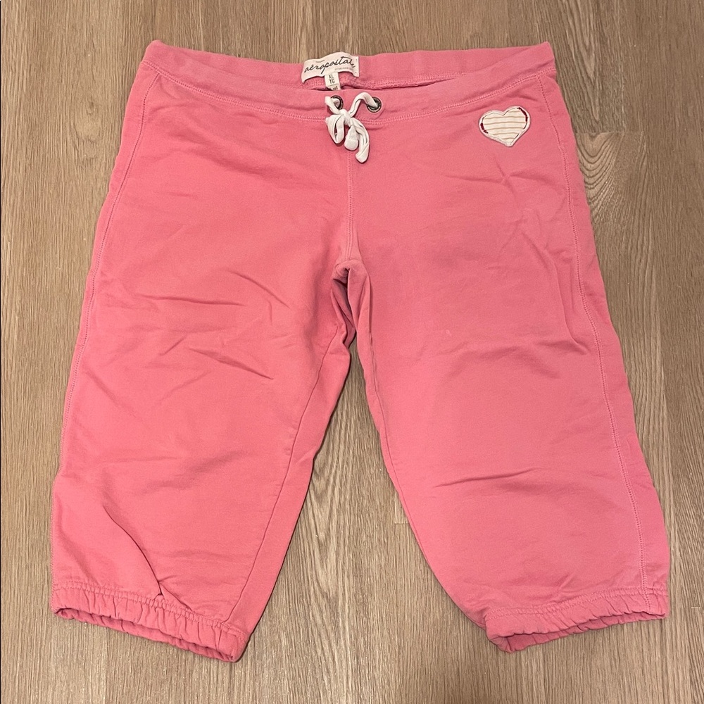 Aeropostale Pink Cropped Joggers